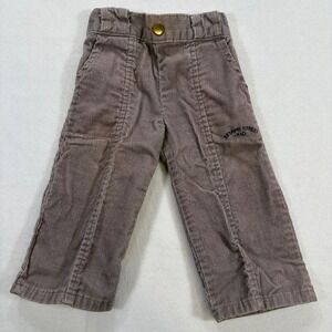 Vintage Sesame Street Brown Corduroy Pants Toddler Size 1T 90s Retro
